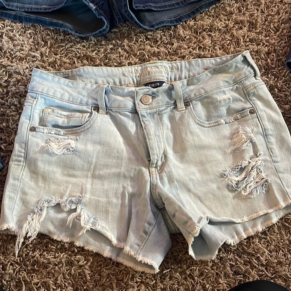 American eagle midi shorts